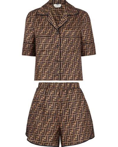 fendi short pants|fendi jumpsuit women's.